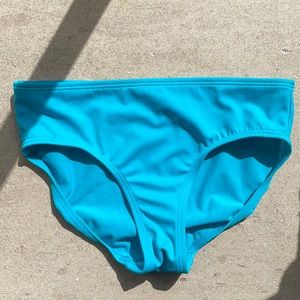 Lands’ End Girl’s Bikini Bottom in Cool Aqua Blue